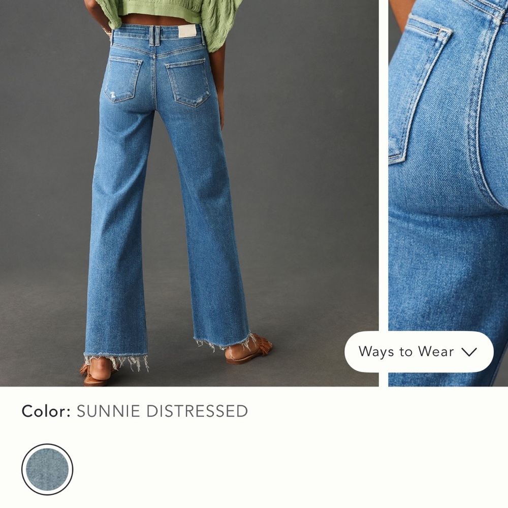 Women's Blue Distressed Jeans